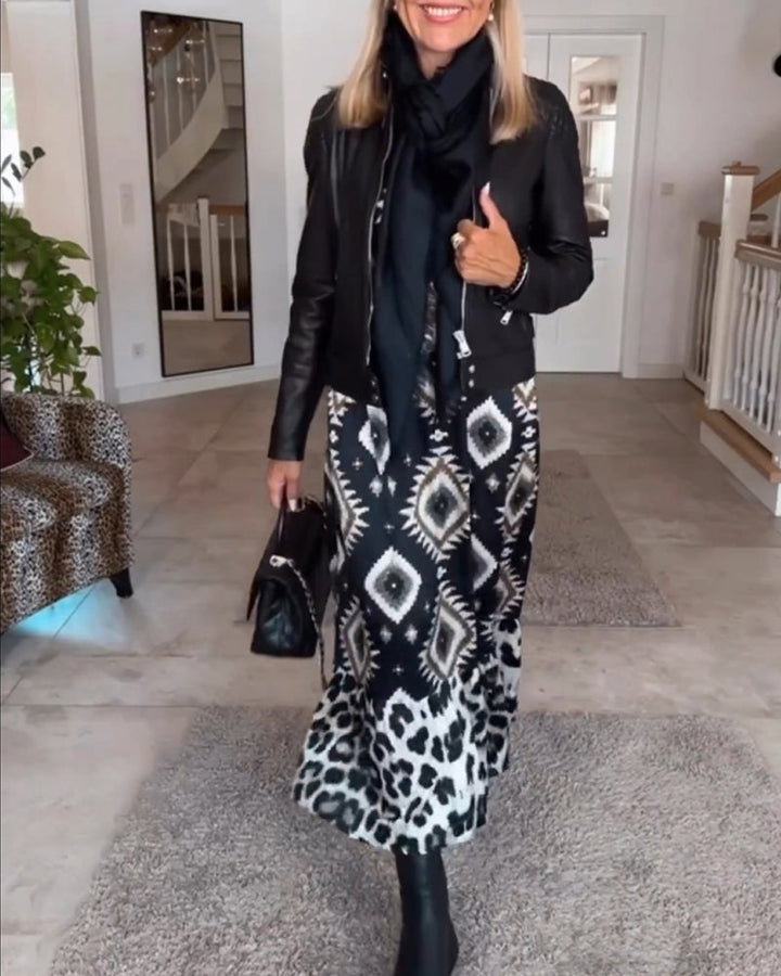 ZELLA | Luxe Geo Print Dress