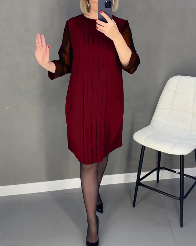 MARGOT | Elegant Pleated Dress
