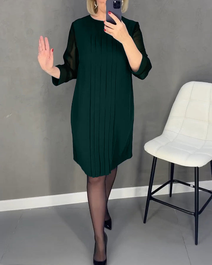 MARGOT | Elegant Pleated Dress