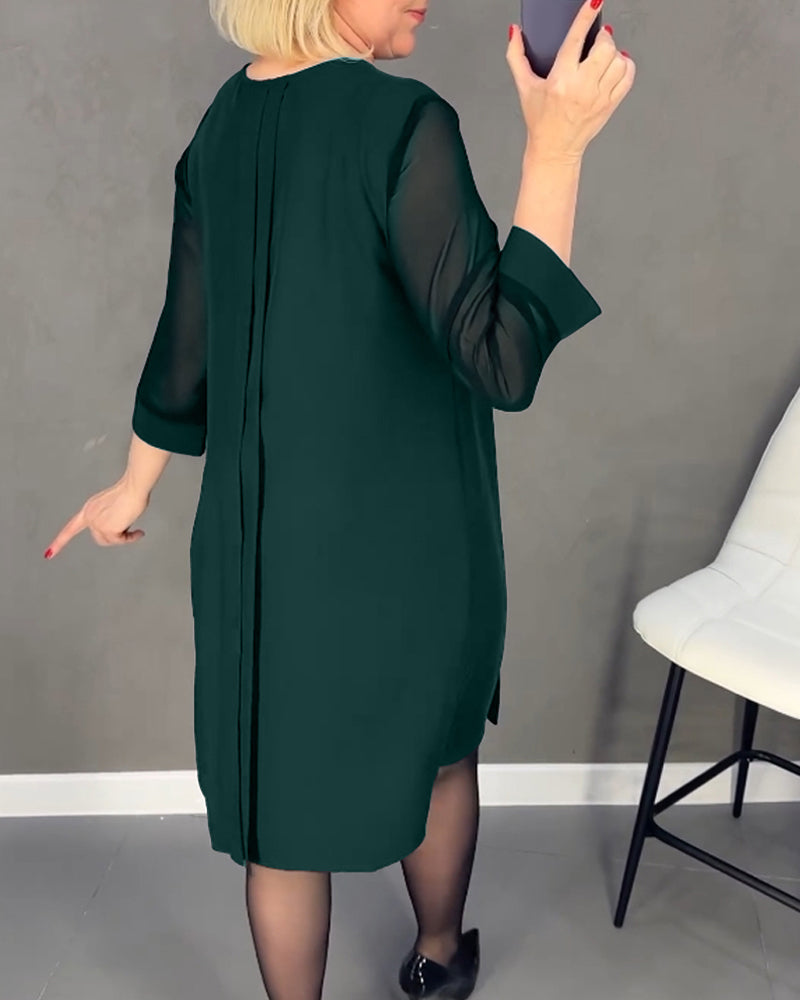MARGOT | Elegant Pleated Dress