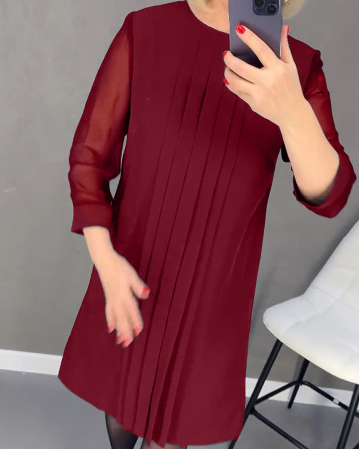 MARGOT | Elegant Pleated Dress