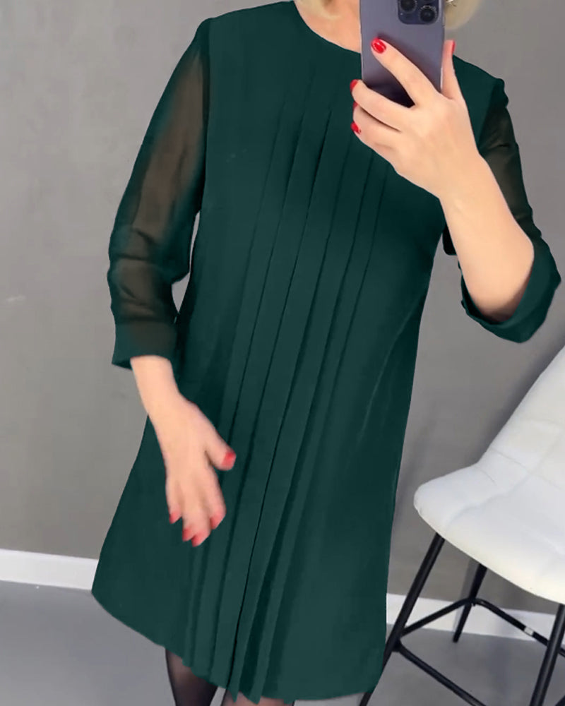 MARGOT | Elegant Pleated Dress