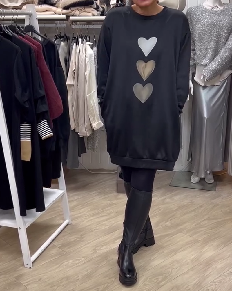 BRIANA | Casual Sweatshirt Dress