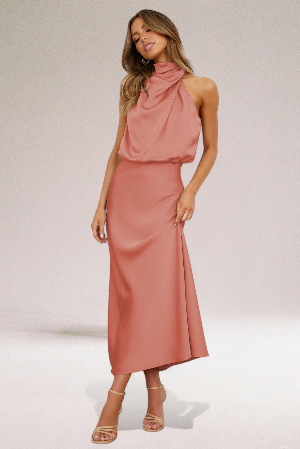 ELARA | Elegant Satin Evening Dress