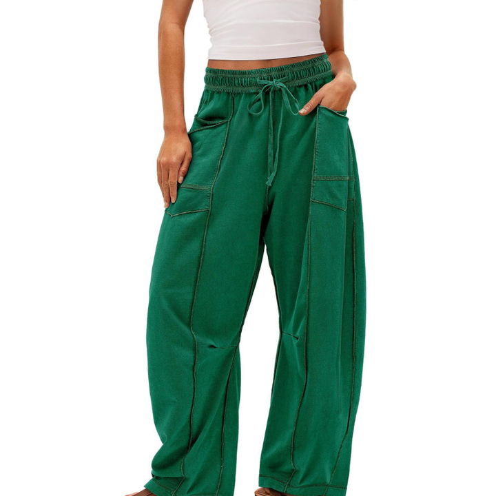 RYZA | Baggy Wide Leg Joggers with Cozy Fleece Lining