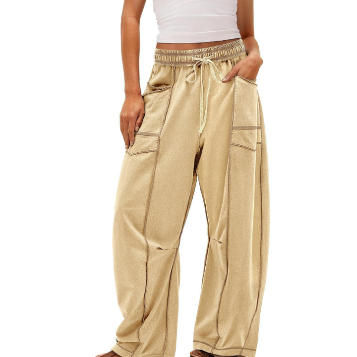 RYZA | Baggy Wide Leg Joggers with Cozy Fleece Lining