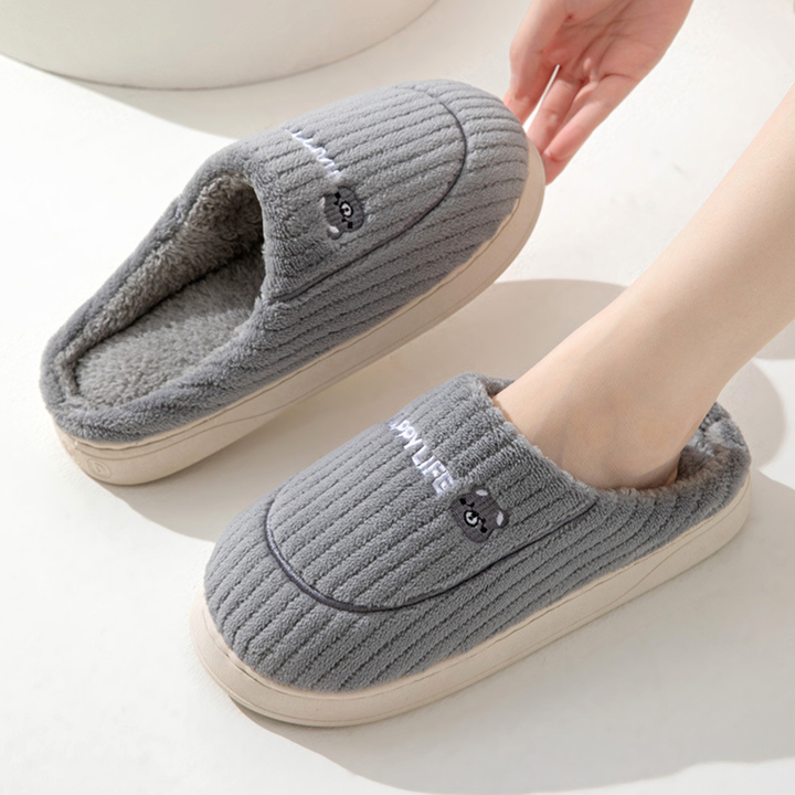 DAMINI | Comfy Fluffy Indoor Plush Non-Slip Slippers