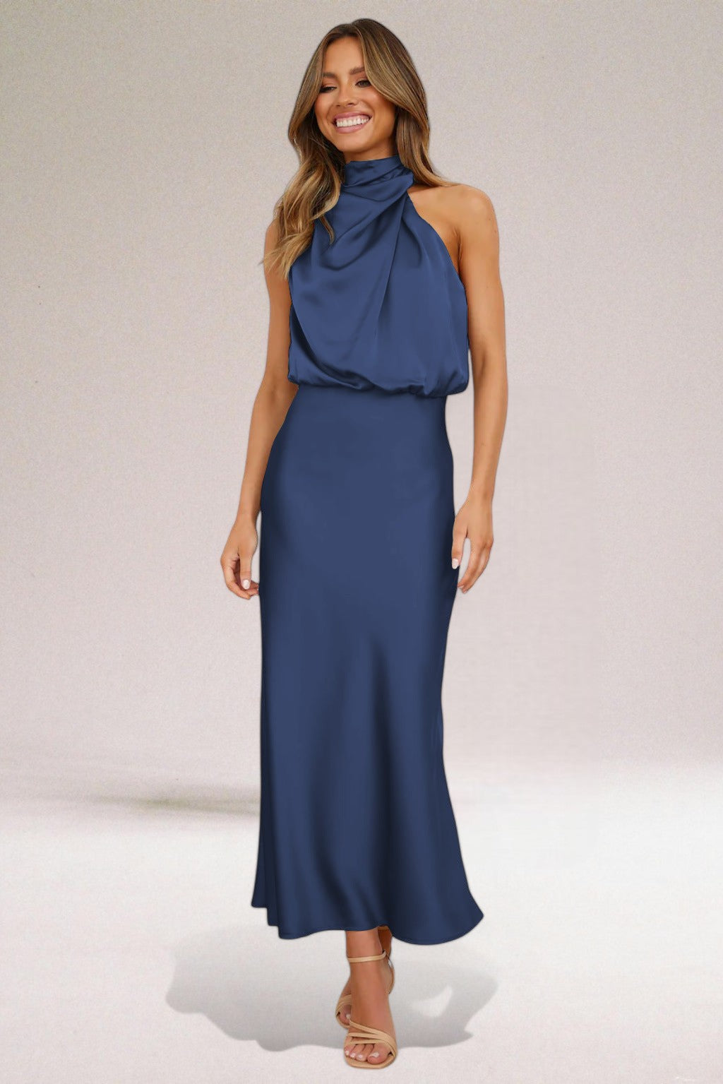 ELARA | Elegant Satin Evening Dress