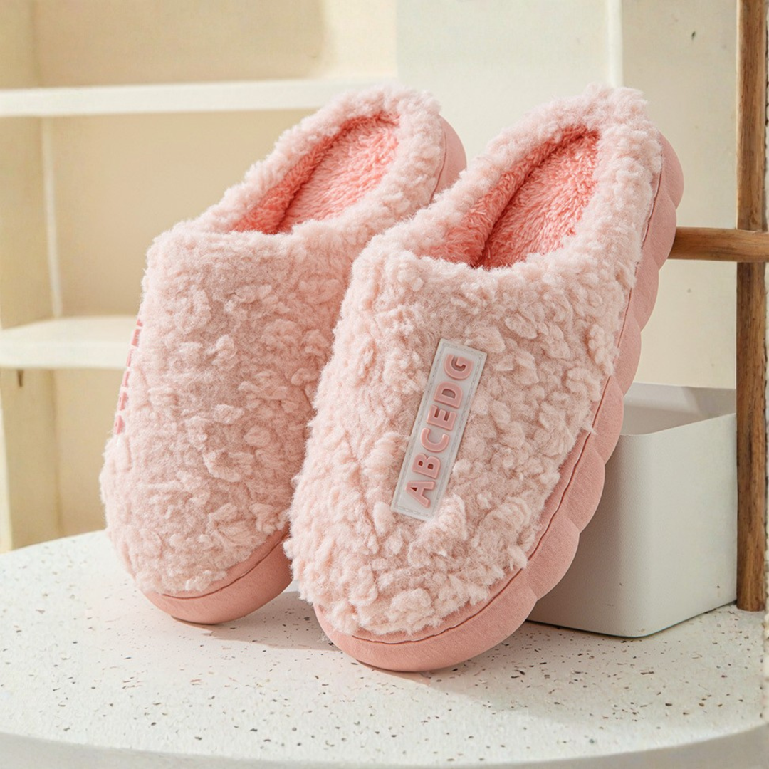 DAMINI | Comfy Fluffy Indoor Plush Non-Slip Slippers
