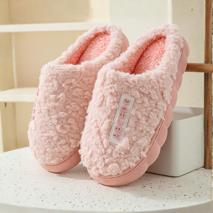 DAMINI | Comfy Fluffy Indoor Plush Non-Slip Slippers