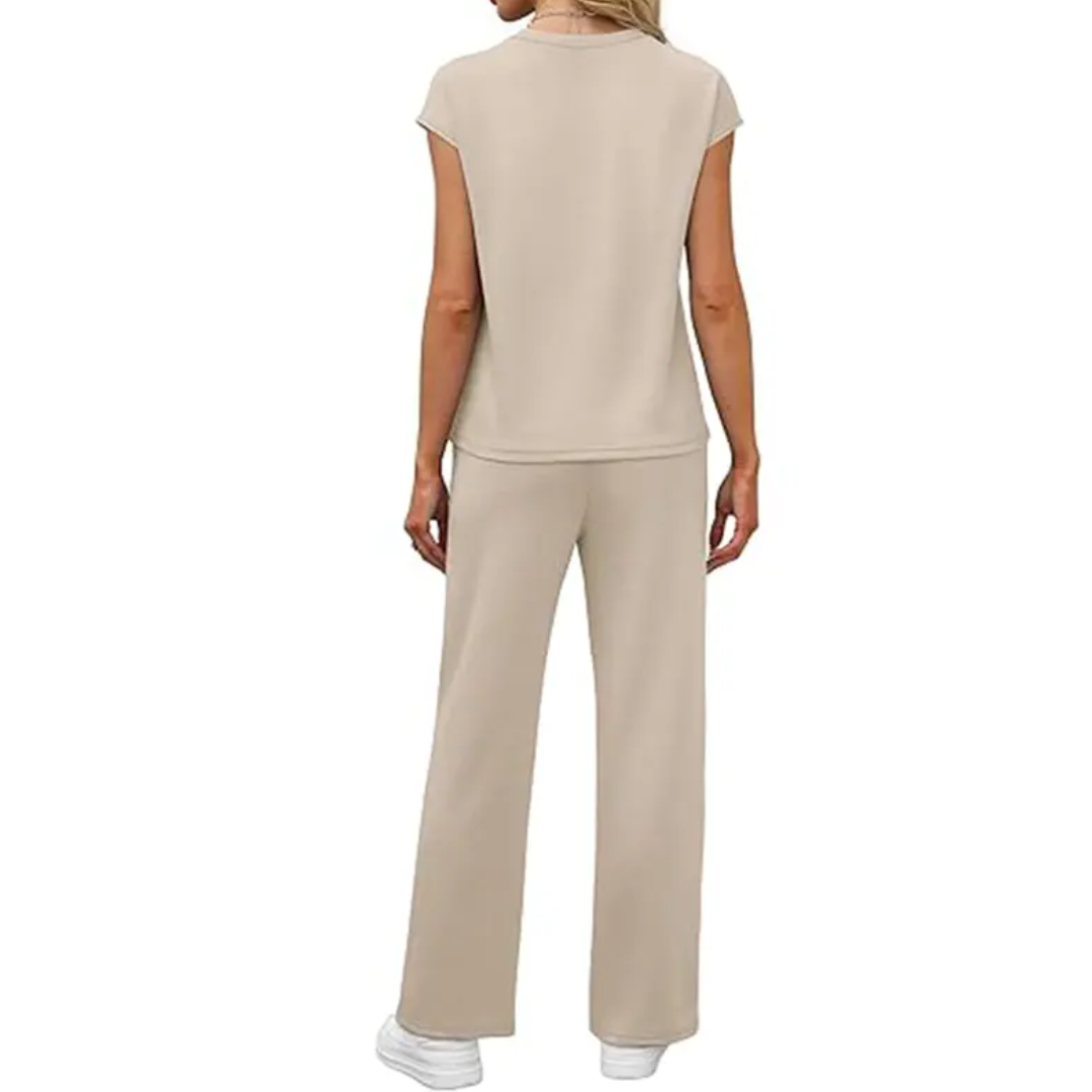 HARLIE | Relaxed Cap Sleeve Lounge Set