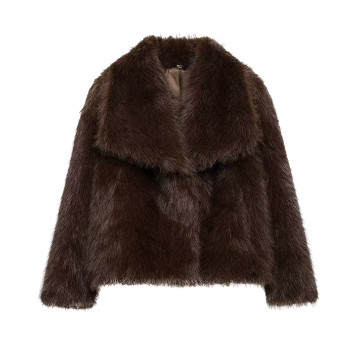 MARIA | Stylish Plush Oversized Faux Fur Coat