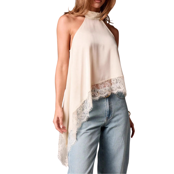 BLOSSOM | Elegant Halter Evening Top
