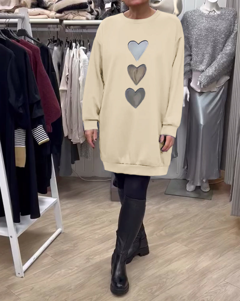 BRIANA | Casual Sweatshirt Dress