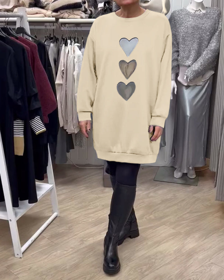 BRIANA | Casual Sweatshirt Dress