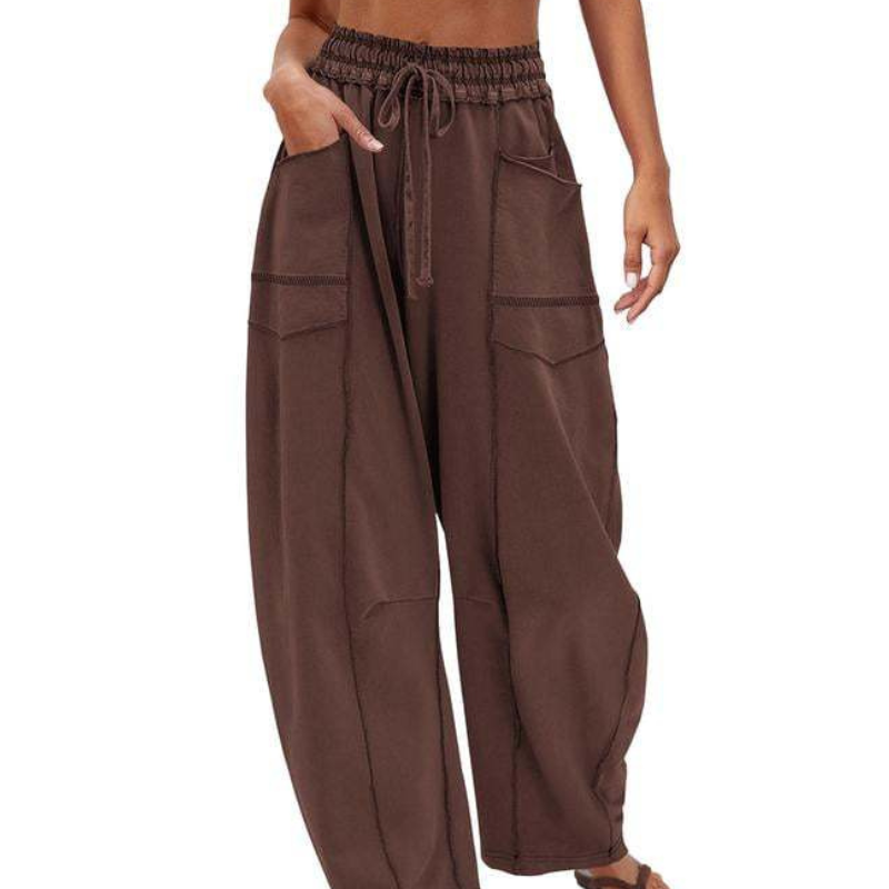 RYZA | Baggy Wide Leg Joggers with Cozy Fleece Lining