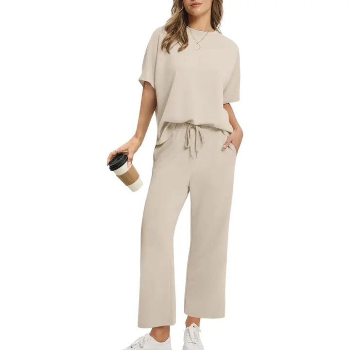 JULIE | Women's Oversized Cropped Lounge Set