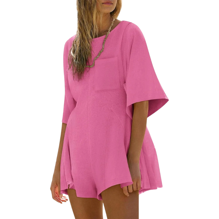 AMRYN | Comfortable Short Sleeve Casual Romper
