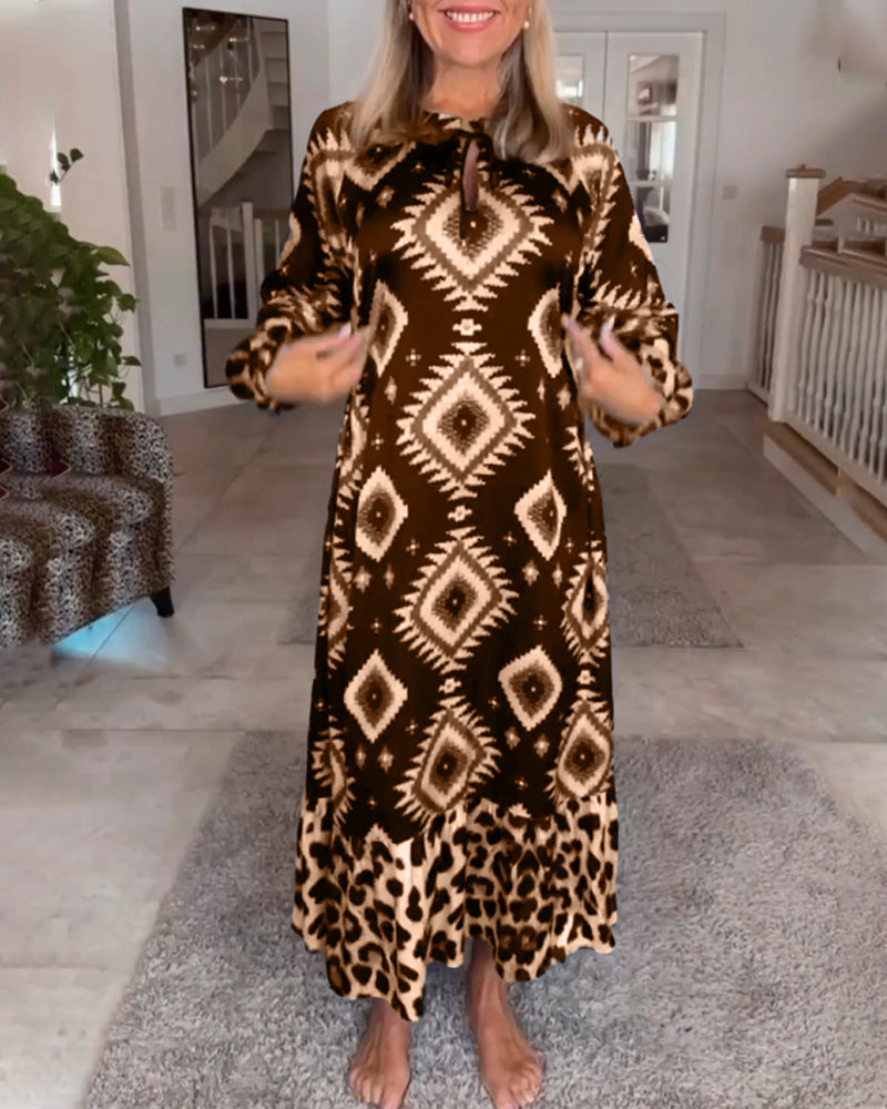 ZELLA | Luxe Geo Print Dress