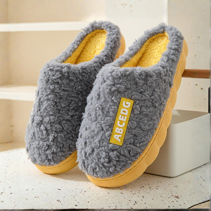 DAMINI | Comfy Fluffy Indoor Plush Non-Slip Slippers
