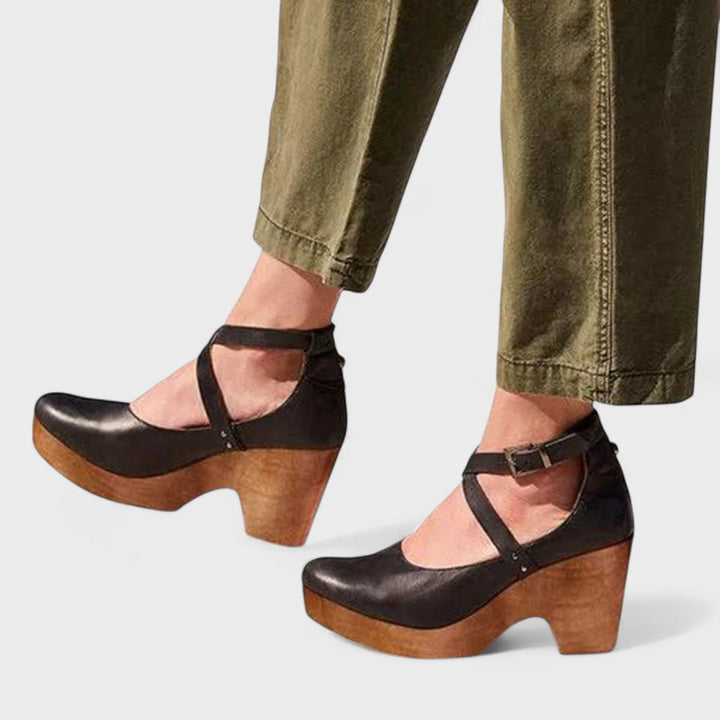 ELARU | Classic Comfort Wedge Sandals