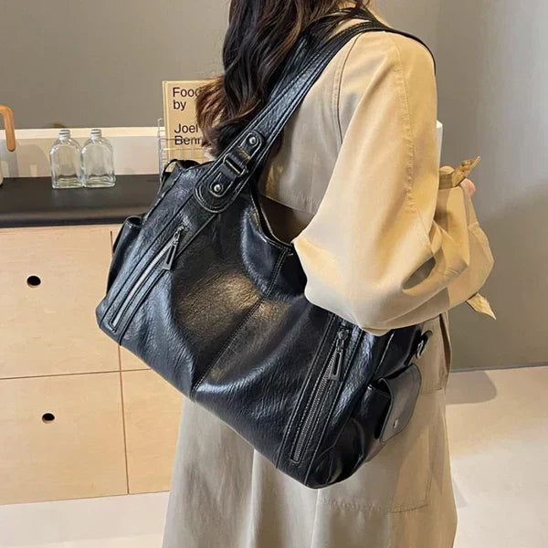 NOEMIE | Classic Leather Tote Bag