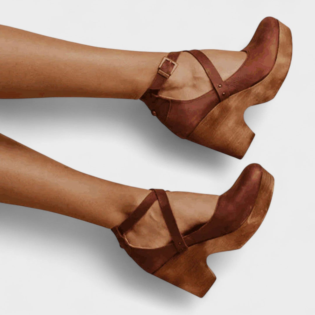 ELARU | Classic Comfort Wedge Sandals