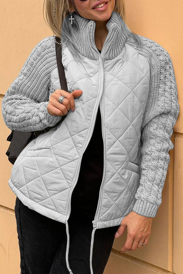 REINA | Quilted Knit Jacket