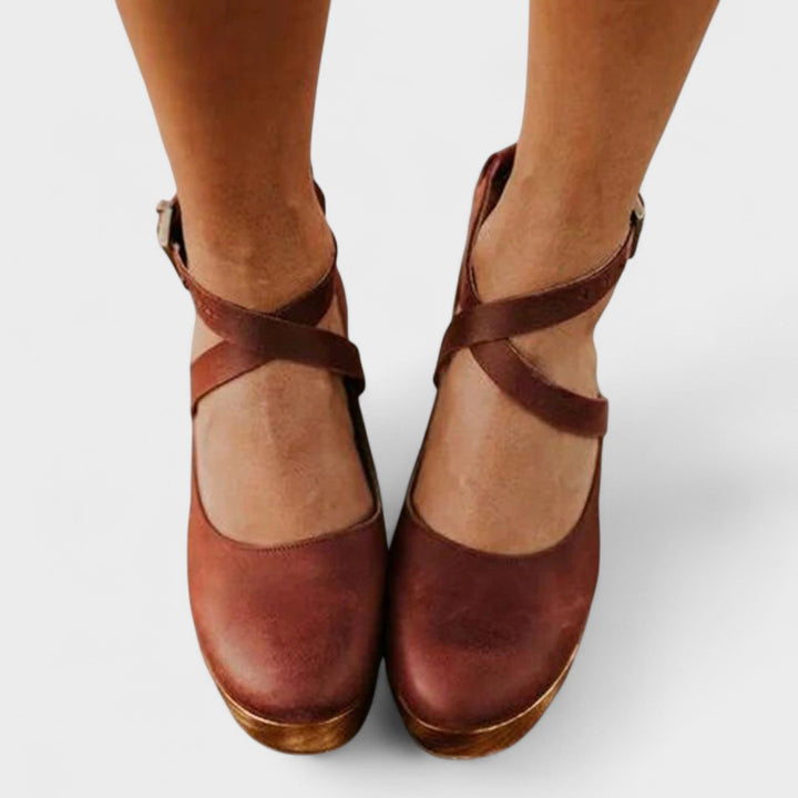 ELARU | Classic Comfort Wedge Sandals