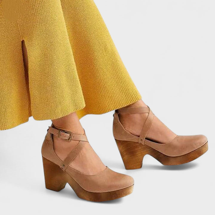 ELARU | Classic Comfort Wedge Sandals