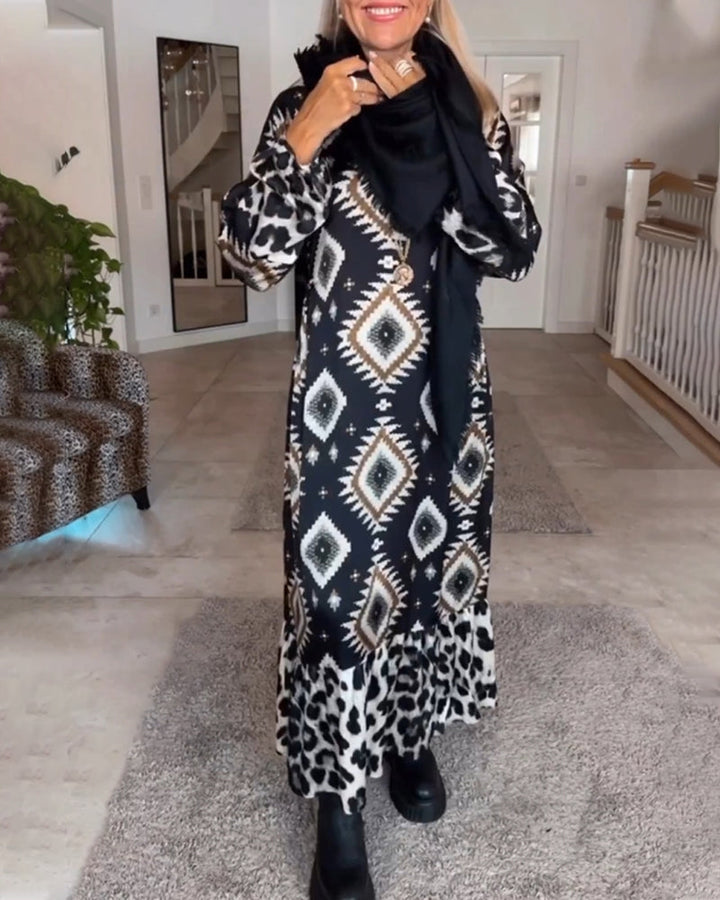 ZELLA | Luxe Geo Print Dress