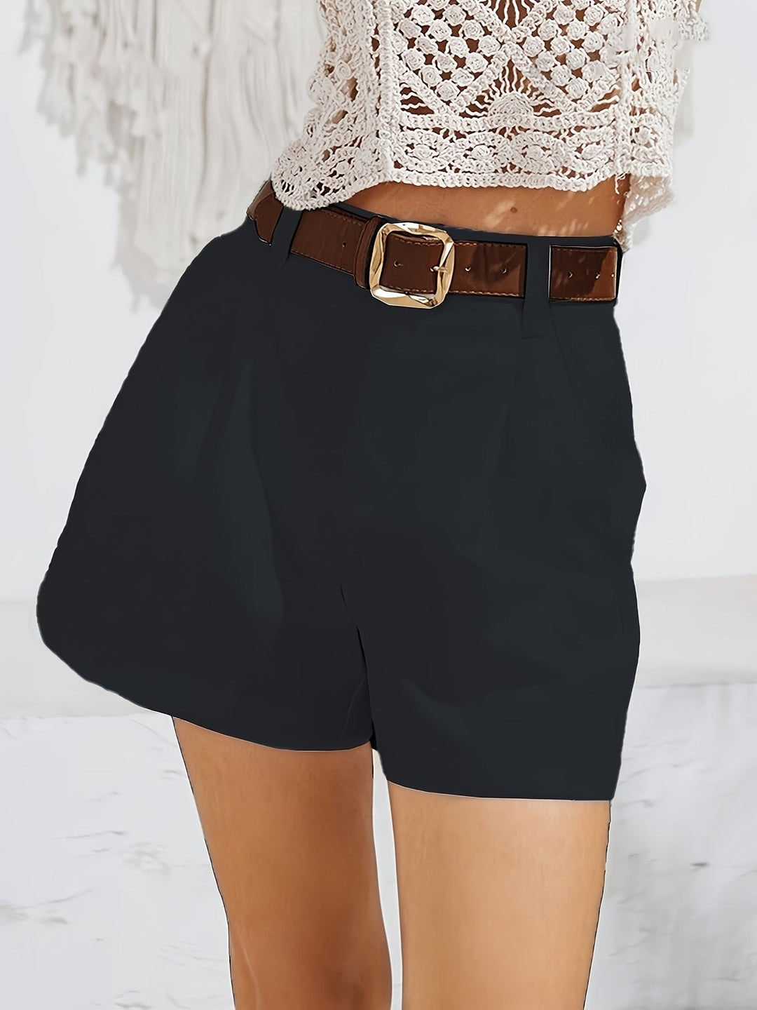 MÉLANIE | Chic High-Waist Shorts