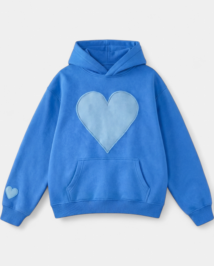 CANDACE | Oversized Heart Design Pullover