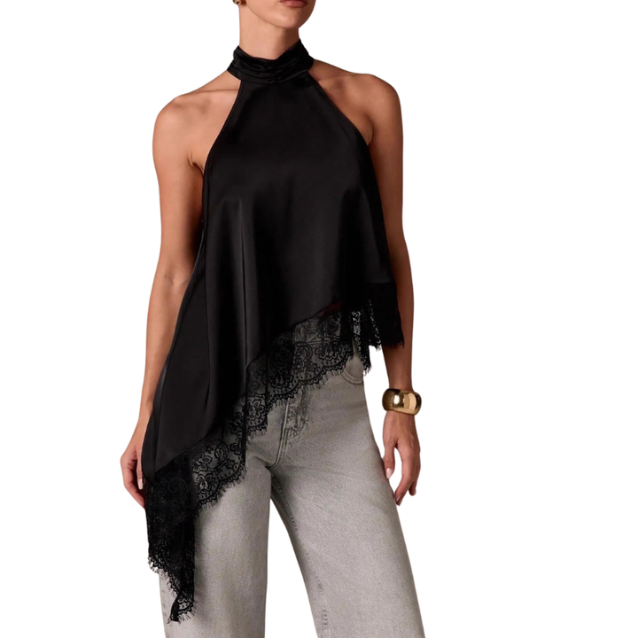 BLOSSOM | Elegant Halter Evening Top