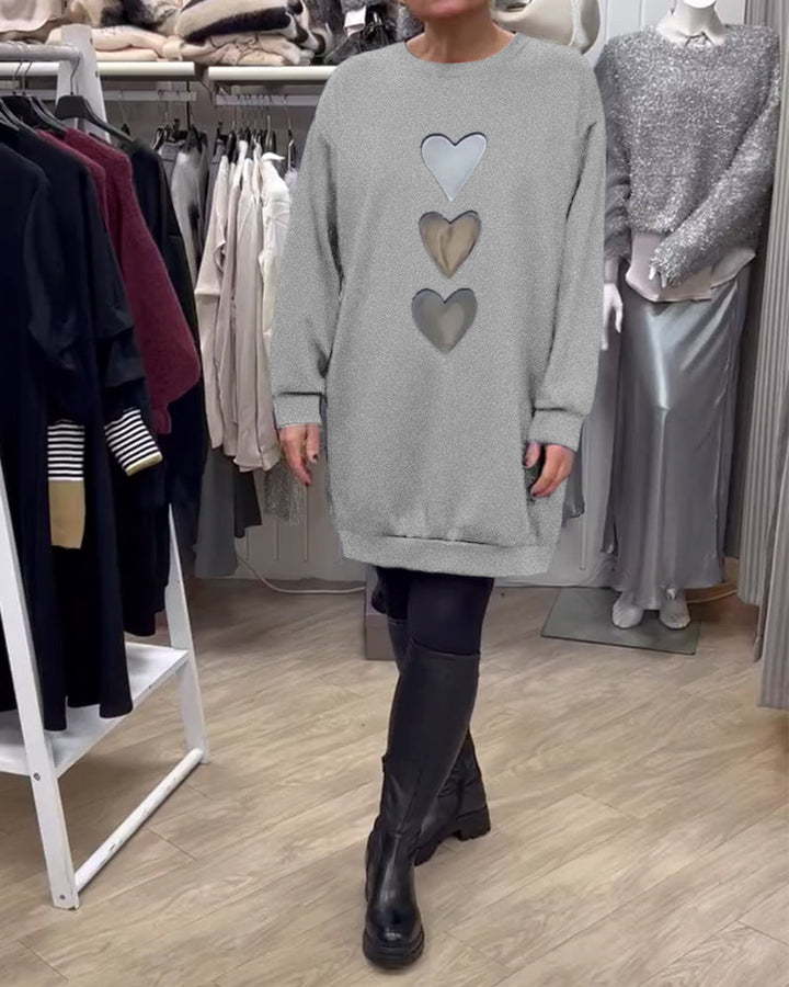 BRIANA | Casual Sweatshirt Dress