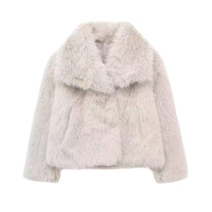 MARIA | Stylish Plush Oversized Faux Fur Coat