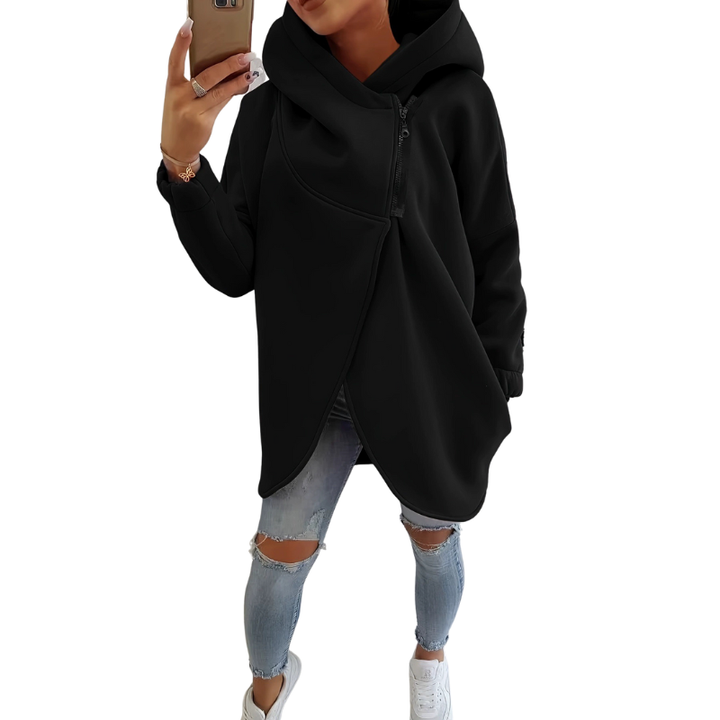 VANIA | Plus Size Half-Zip Pullover Hoodie