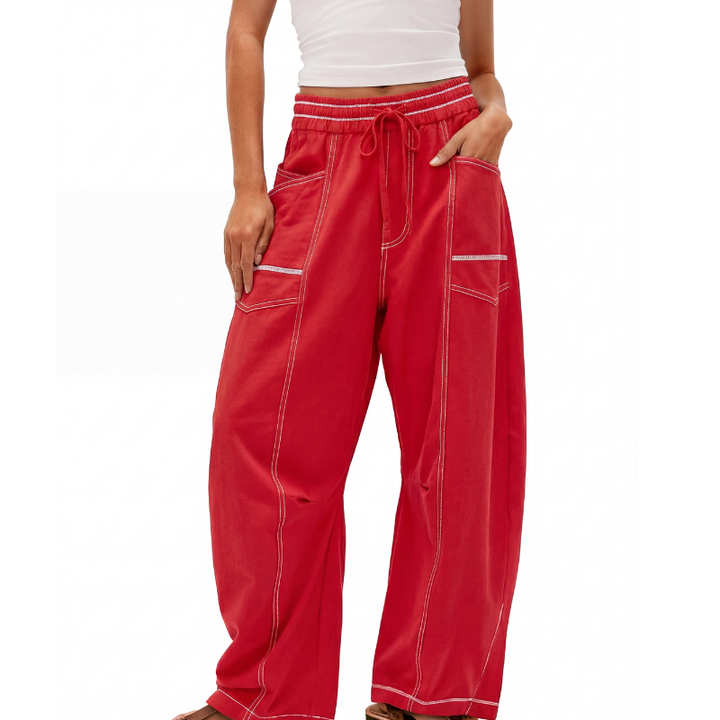 RYZA | Baggy Wide Leg Joggers with Cozy Fleece Lining