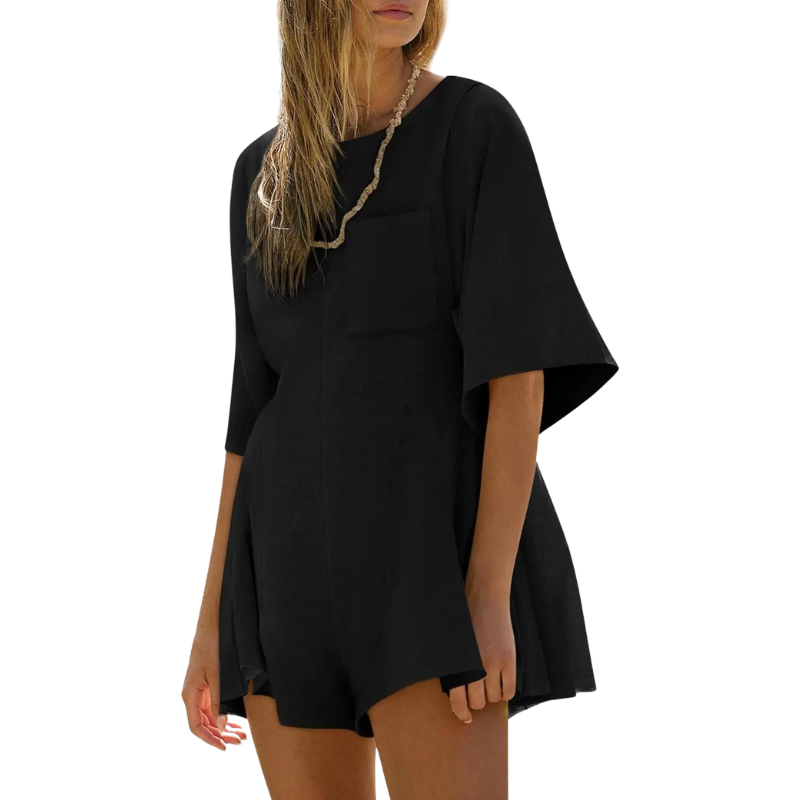 AMRYN | Comfortable Short Sleeve Casual Romper