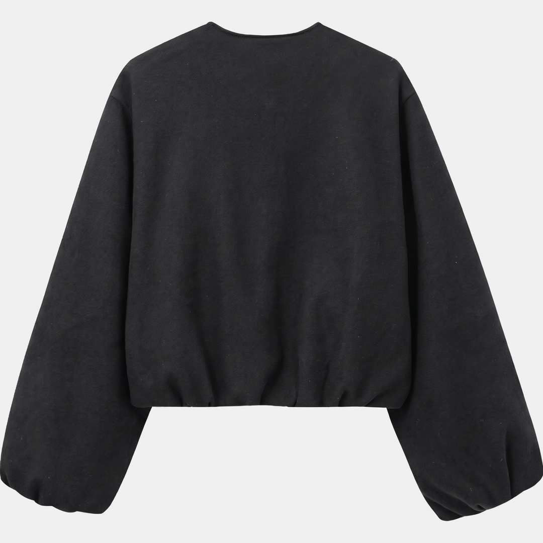 Bomber femme court et oversize, zippé pour la mi-saison