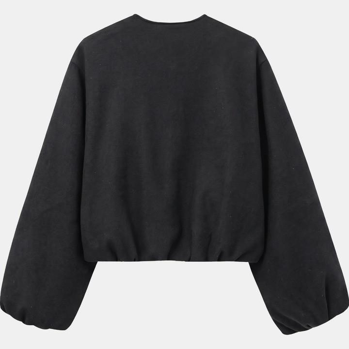 Bomber femme court et oversize, zippé pour la mi-saison