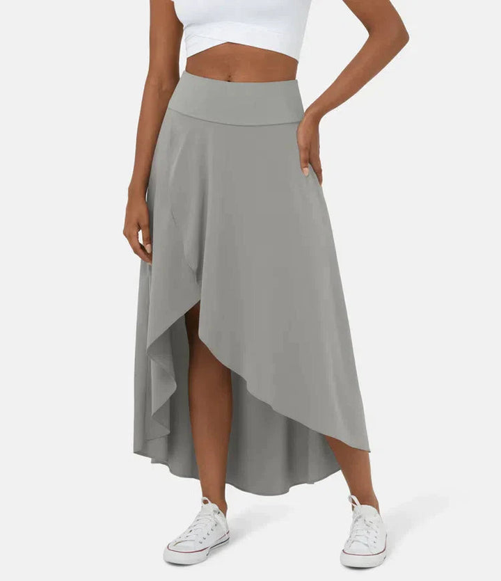 AMELIE | Elegant Asymmetric Midi Skirt
