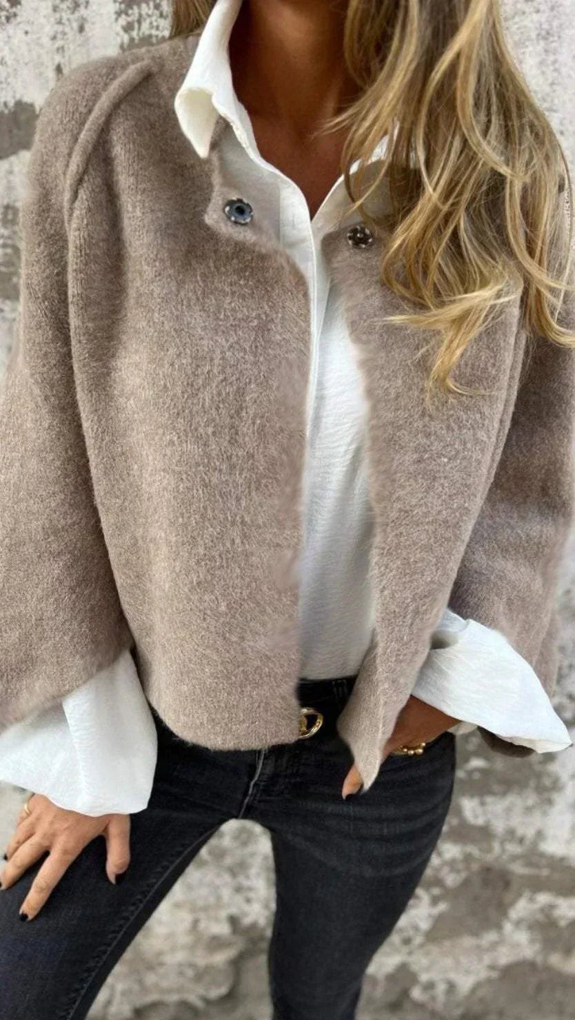 TESS | Modern Wool Cardigan