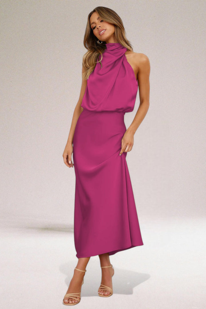 ELARA | Elegant Satin Evening Dress