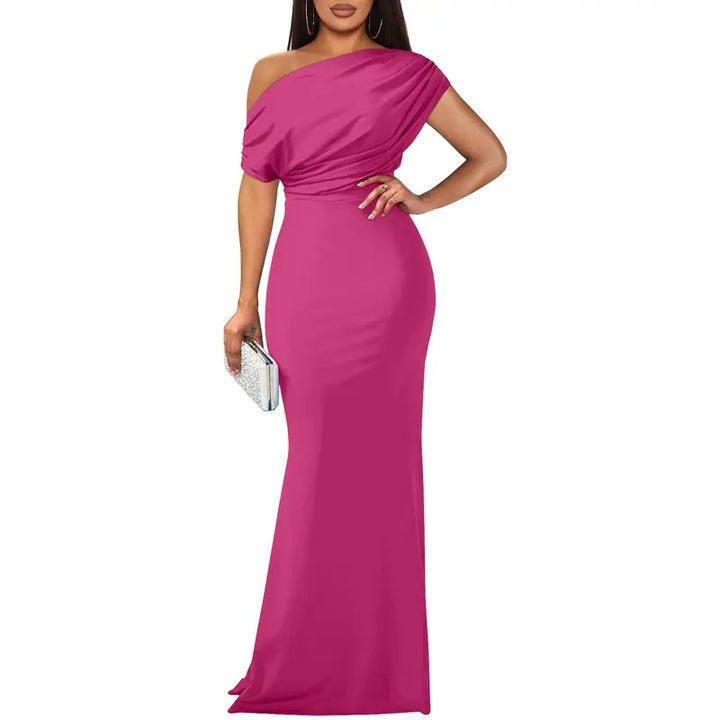 ROSELYN | Elegant Off-Shoulder Bodycon Evening Gown