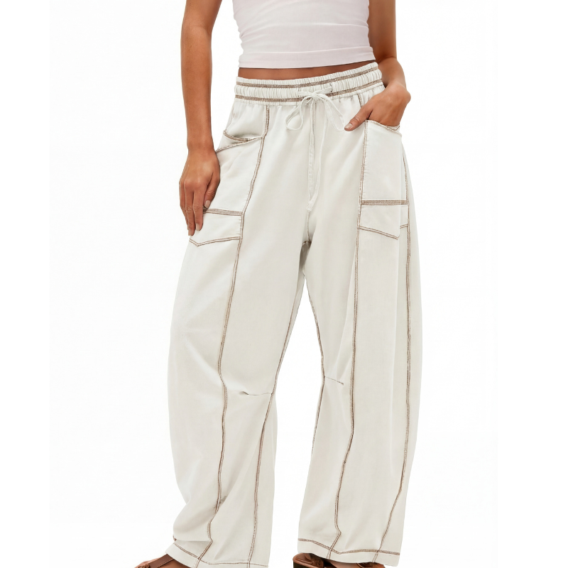 RYZA | Baggy Wide Leg Joggers with Cozy Fleece Lining