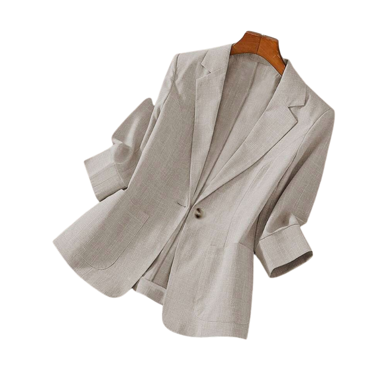 CECILIA | Classic Tailored Fitted Single-Button Blazer