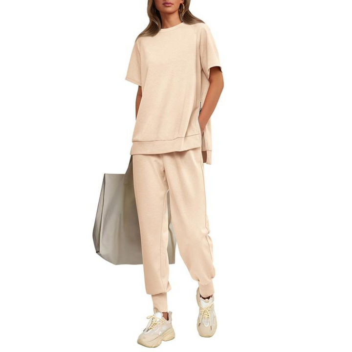 HILARIA | Casual Bishop Sleeve Notched Neck Set