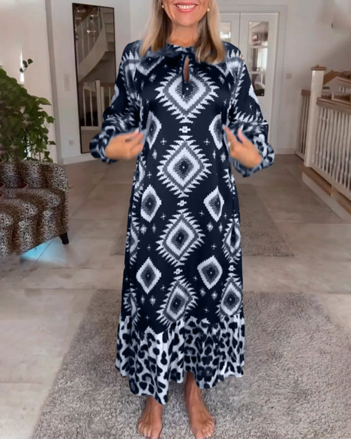 ZELLA | Luxe Geo Print Dress