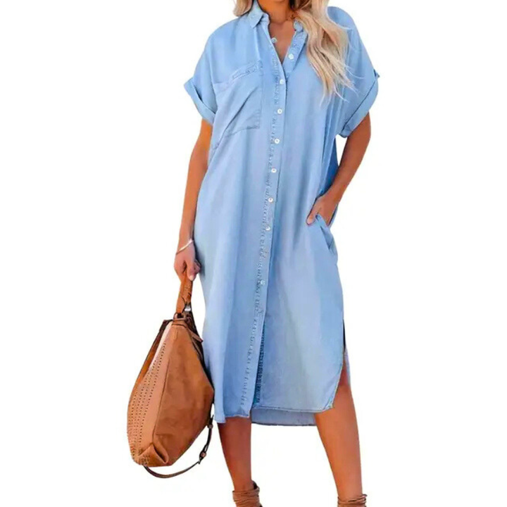 XYZA | Timeless Loose Fit Midi Dress